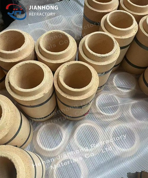 Metal Banded High Alumina Runner Brick (Hollow Ware) with Spigot Joint for Steel Ingot Casting